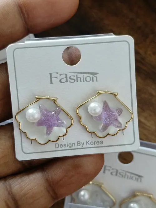 Mermaid Shell Stud